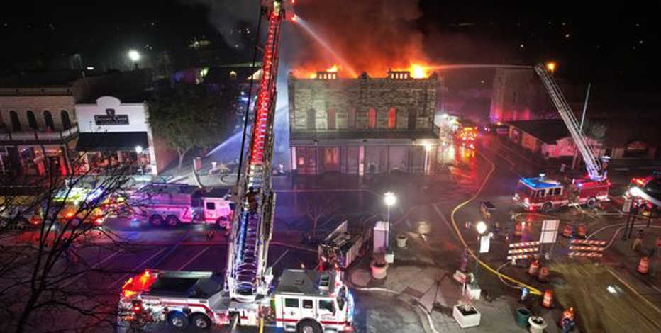 Fire destroys historic Nutt House Hotel in Granbury