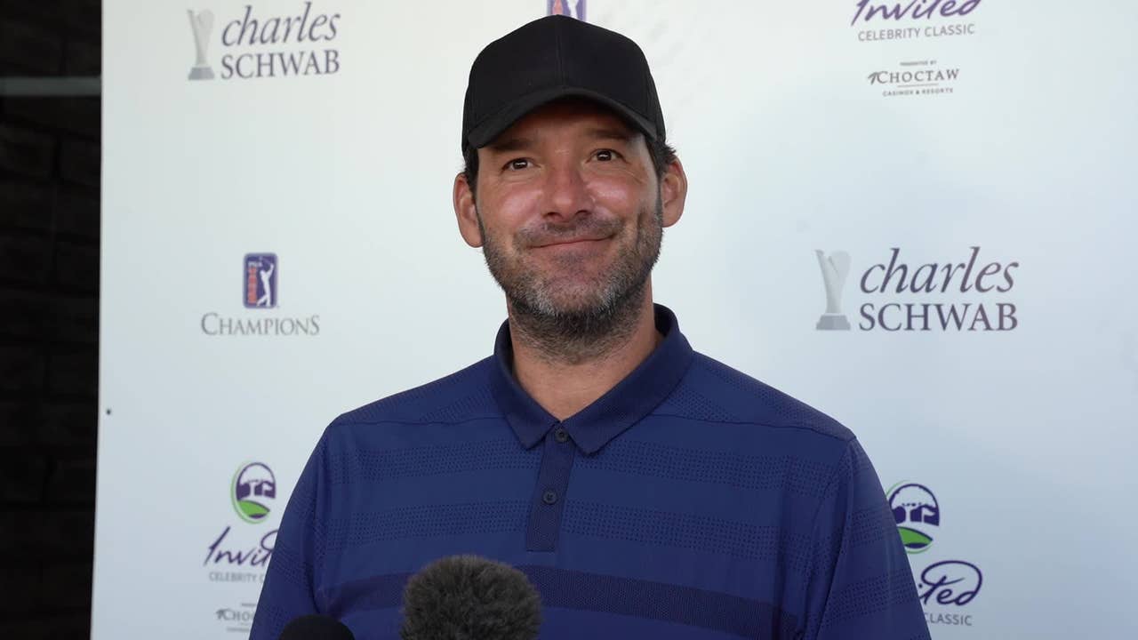 Tony Romo wins celebrity golf tournament in Irving