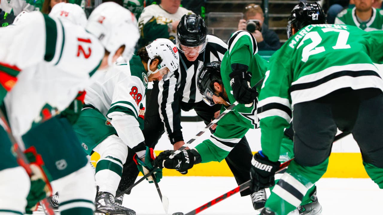 Hintz hat trick as Stars get even with 7-3 win over Wild