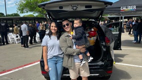 Fallen Dallas police officer's fiancée, son gifted SUV