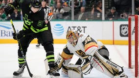 Stars beat Vegas 2-1 after shootout between division leaders