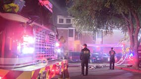 Fast-moving fire burns northeast Dallas apartments