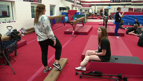Rockwall cheerleader with amputated leg determined to cheer again