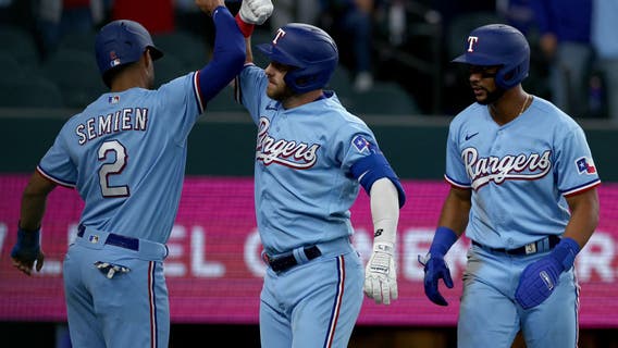 DeGrom fans 11 in 6 innings, Rangers beat Athletics 5-2