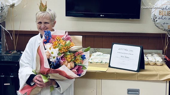 Rockwall Tom Thumb employee celebrates 60 years on the job