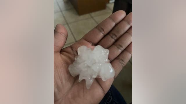 What makes hail spiky?