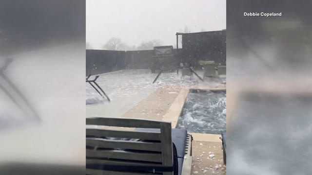 Grapefruit-sized hail reported in Waco area as storms pound areas south, west of Dallas-Fort Worth