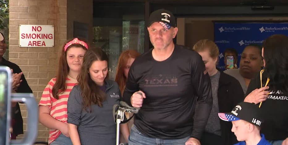 Navarro County DPS trooper goes home months after being hurt in crash