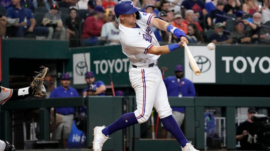 Rangers' Josh Smith 'doing fine' after being hit in jaw with 89 mph pitch