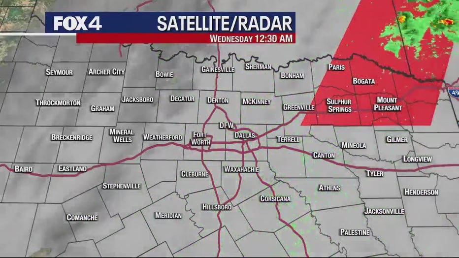 Dallas Weather: Line Of Storms Moves Across North Texas Wednesday Morning