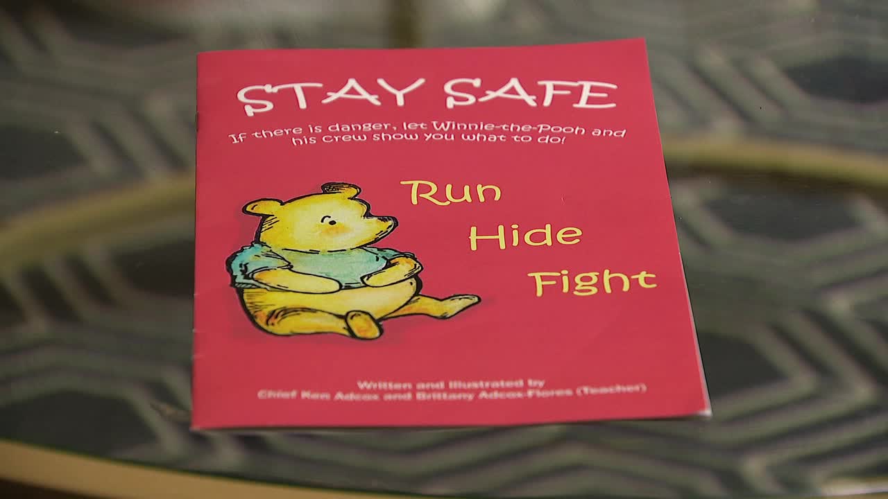 Dallas ISD sends home Winne the Pooh-themed school shooting book to young students