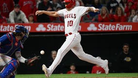 Angels rally for 5-4 victory over Rangers in 10th inning