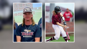 Shooting suspect turns himself in after stray bullet hits college baseball player