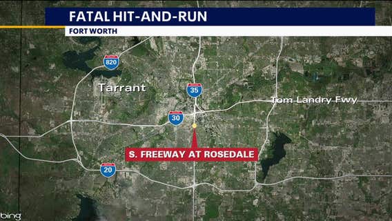 Man killed in hit-and-run crash near downtown Fort Worth