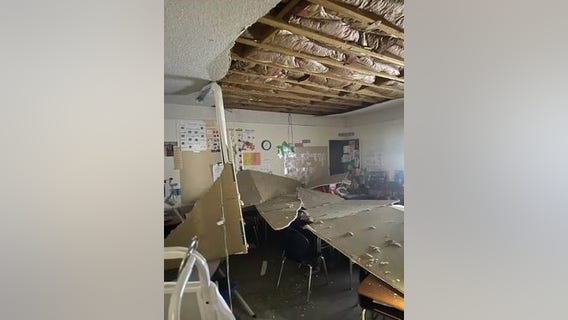 Dallas student hurt when classroom ceiling collapses