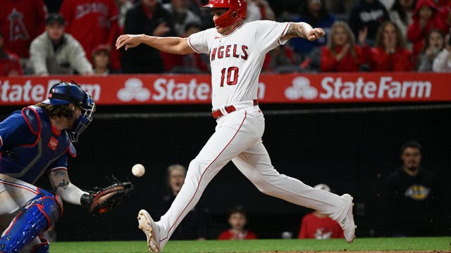 Angels rally for 5-4 victory over Rangers in 10th inning