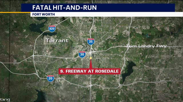 Man killed in hit-and-run crash near downtown Fort Worth