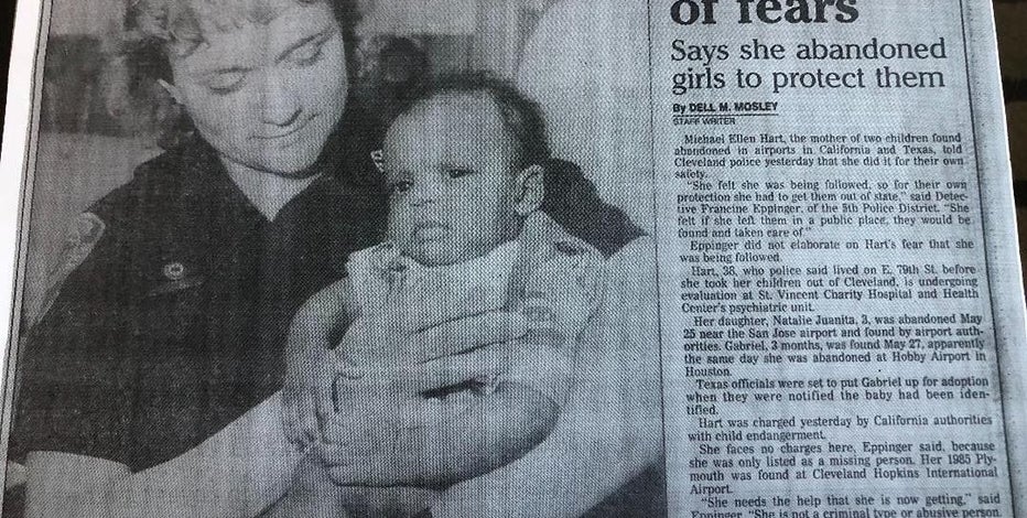 Baby Gabby Hart abandoned at Hobby airport in 1989, reconnects with officer who found her 34 years later