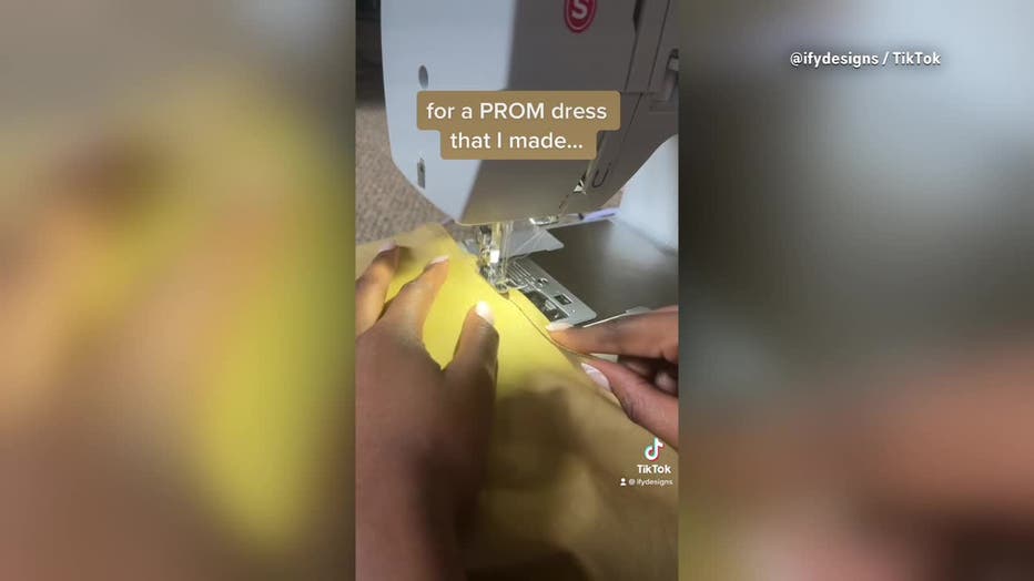 Highschool senior made her personal promenade costume and it’s gorgeous