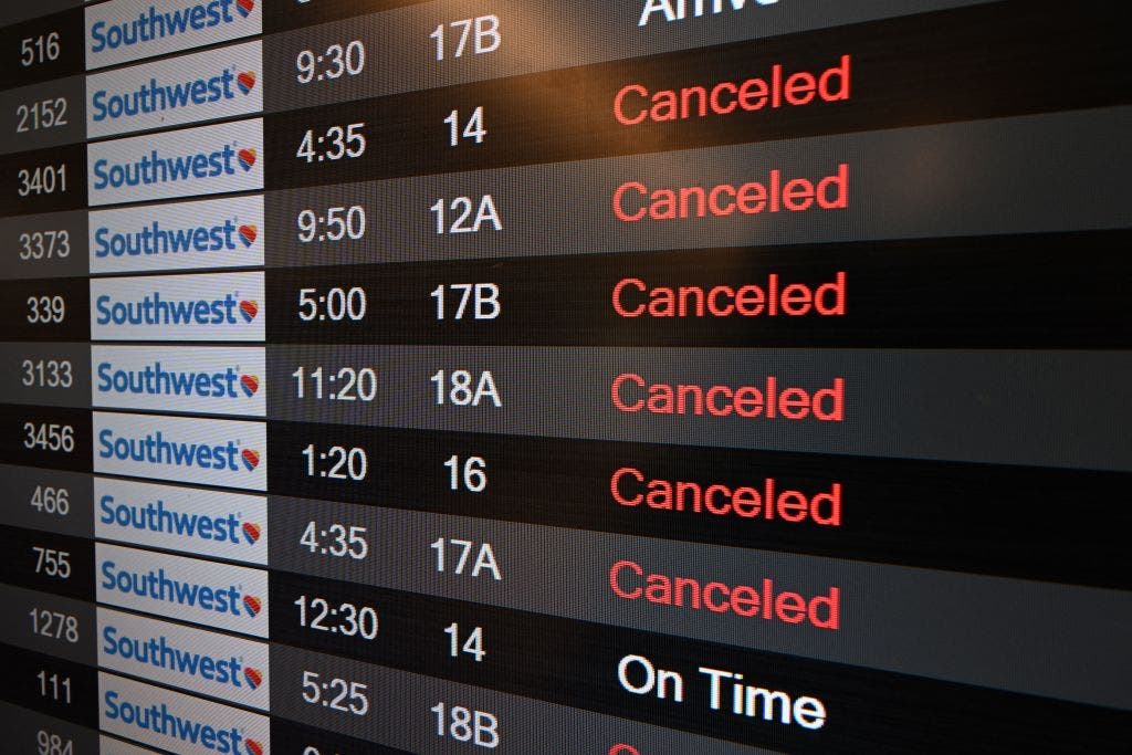 Texas winter storm: What happens if my flight is canceled?