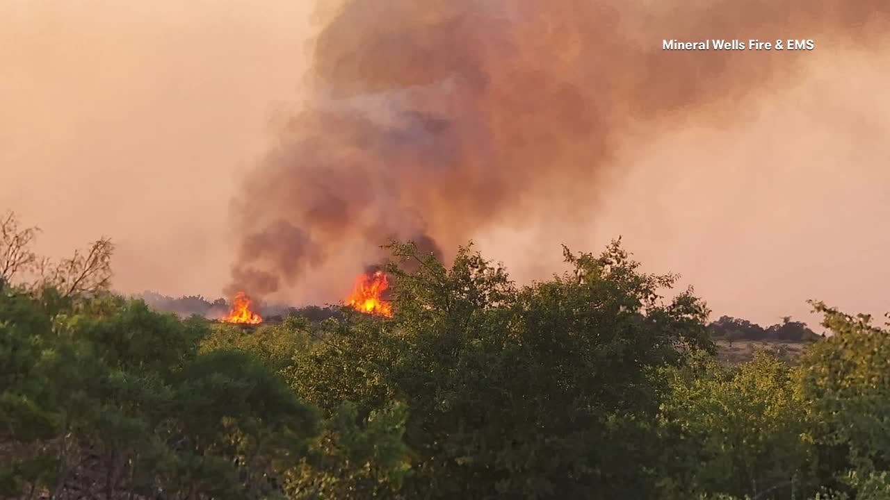 Palo Pinto County wildfire continues to grow