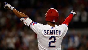 Semien runs hitting streak to 25 games with go-ahead double, Rangers beat Cardinals 6-4