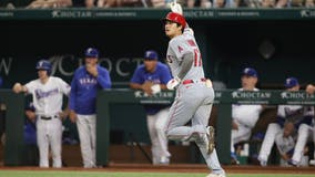 Ohtani's 2nd HR leads off 12th as Angels rally for 9-6 win at Rangers