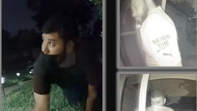 Mesquite Police: Help identify man looking into windows, trying to open doors