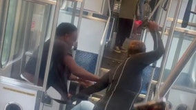 VIDEO: Man 'pistol-whipped' on DART train, police searching for suspects
