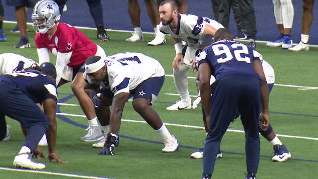 Dallas Cowboys hold first team practice of the season