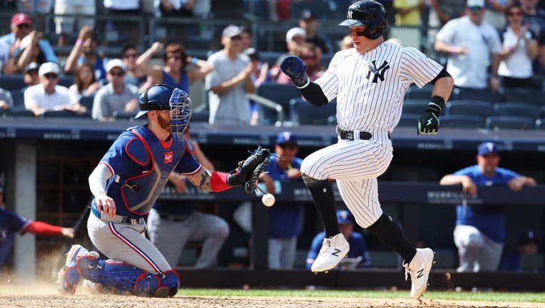 Bader's 2-run Double In The Eighth Sends The Yankees Past The Rangers 5-3