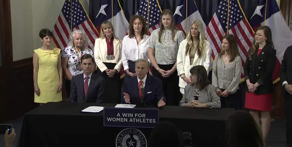 Gov. Abbott signs bill forcing transgender college athletes to compete in sports as their sex at birth