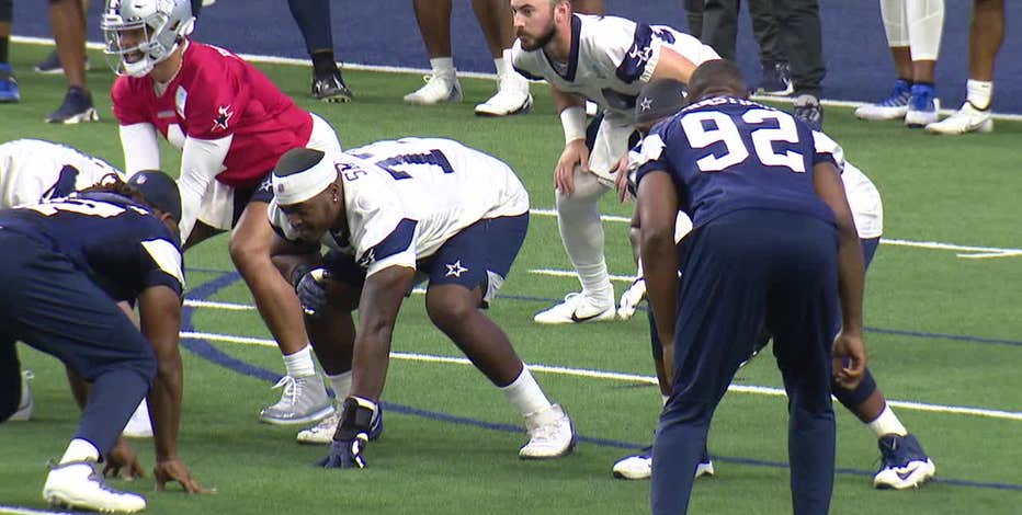 Dallas Cowboys hold first team practice of the season