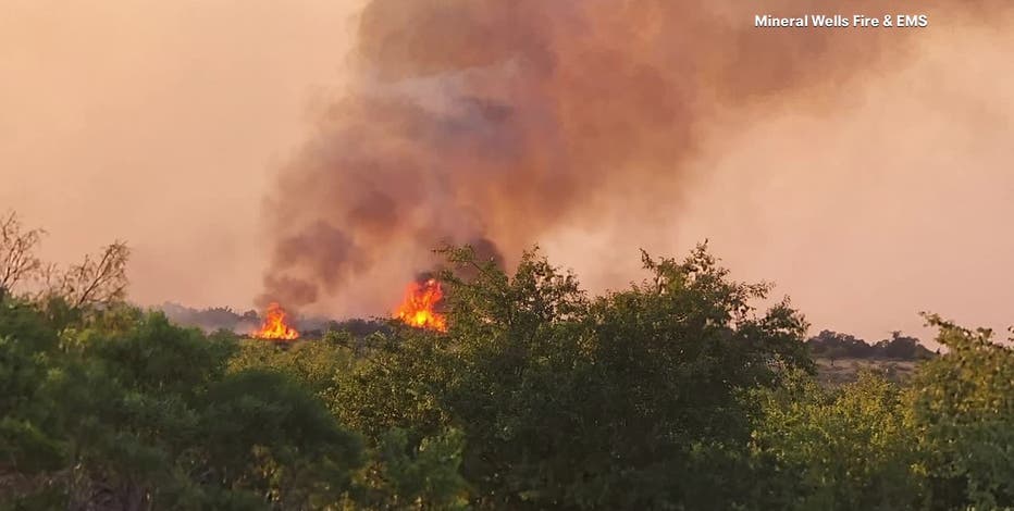 Palo Pinto County wildfire continues to grow