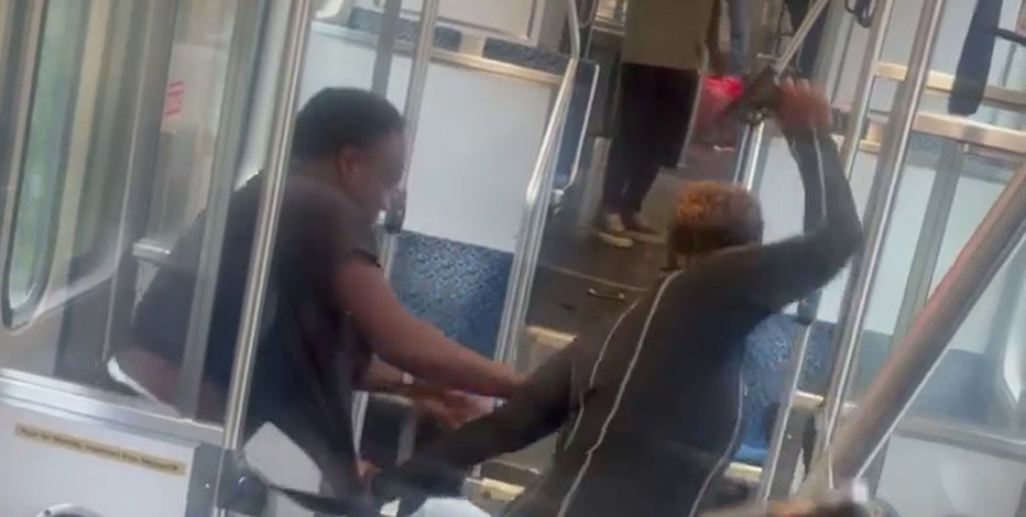 VIDEO: Man 'pistol-whipped' on DART train, police searching for suspects