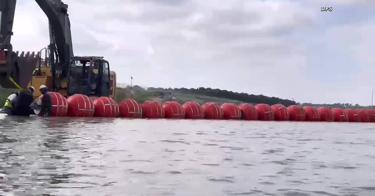 Department of Justice plans to sue Texas over floating border wall ...