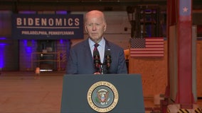 President Biden visits Philly shipyard as he courts organized labor and pushes green jobs