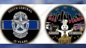 Dallas police officer suspended over 'racist' challenge coin design