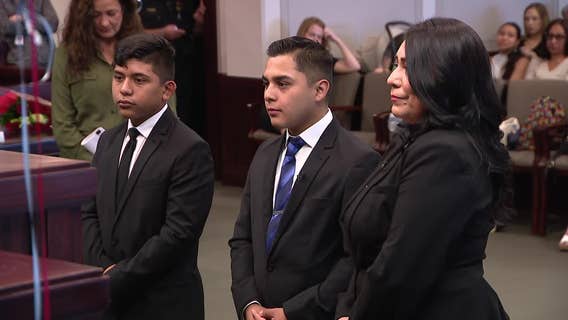 Family of Euless officer killed by drunk driver completes adoption process; son changes name to honor father