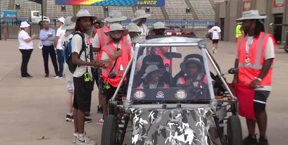 High school students designed and built solar-powered cars for 1,400 mile race to California