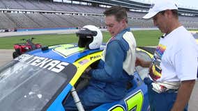 Get behind the wheel of a stock car at Texas Motor Speedway