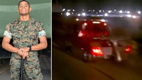 Wife of Marine killed while helping driver in Dallas crash says she's not angry with woman who hit him