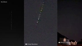 North Texans spotted strange lights in the sky on Thursday night. Here's what they were.