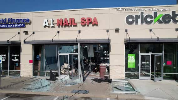 Balch Springs strip mall closed after gas leak explosion injures 2