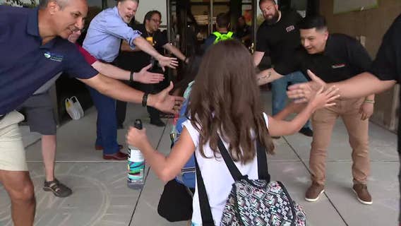 It’s the first day of school for students in Arlington ISD and 80 other districts