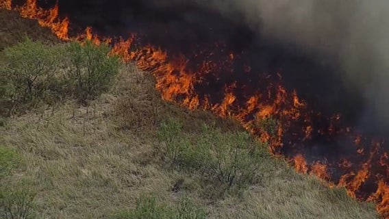 North Texas Wildfires: 1 in Denton County, 2 in Wise County still burning