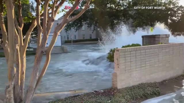 Water main break closes Cook Children's child study center
