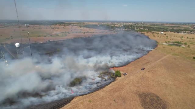 Parker County grass fire scorches 60 acres