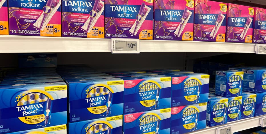 Tampons, diapers and more will be exempt from sales tax starting Sept. 1