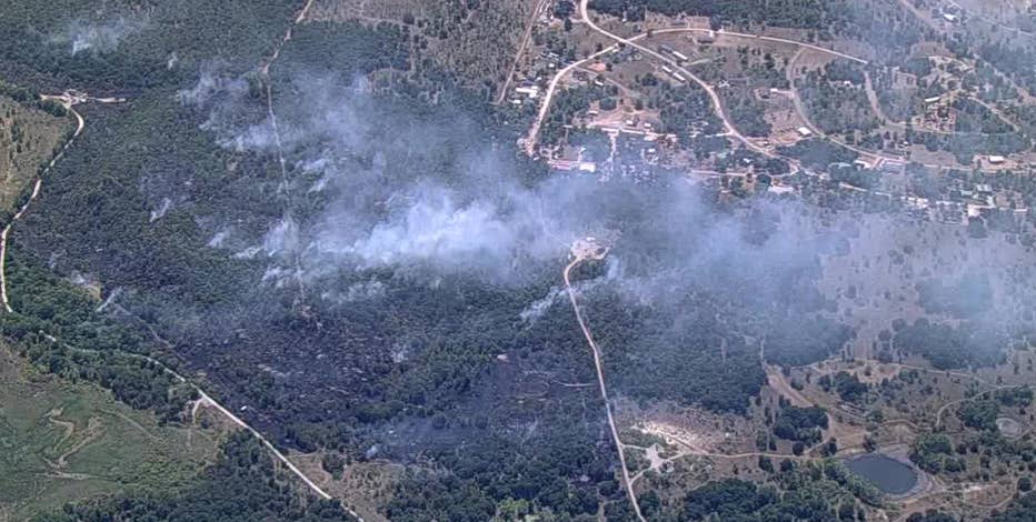 Grass fire burning in Wise County now 70% contained